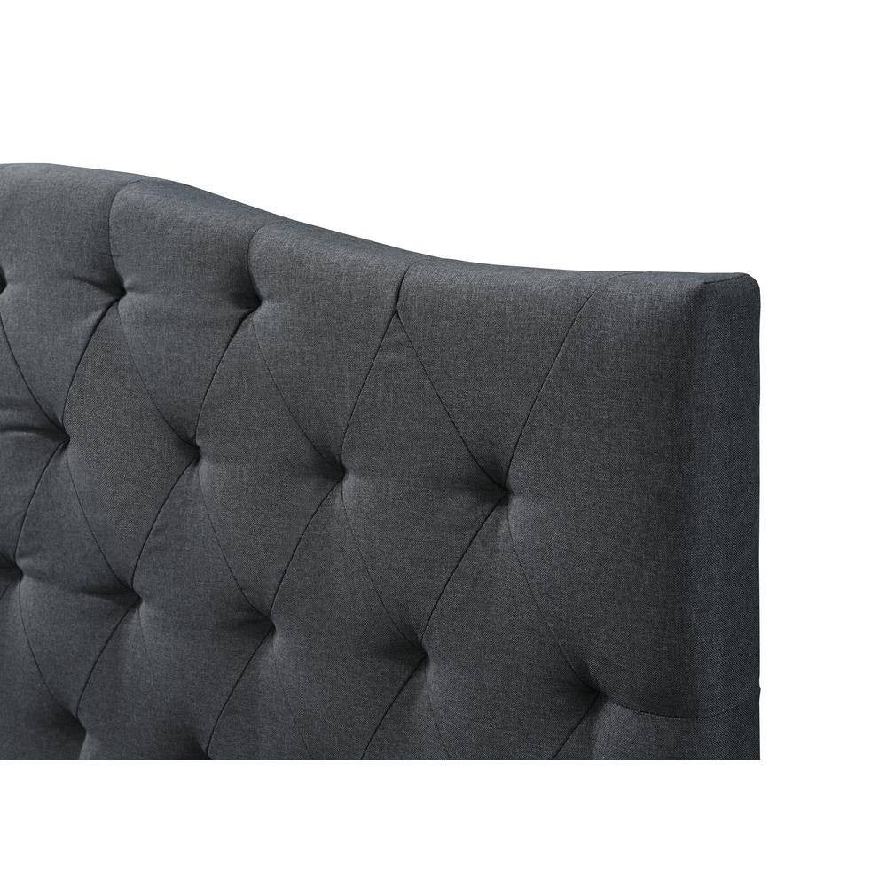 James Upholstered Bed (Choose size, fabric, colour & legs)