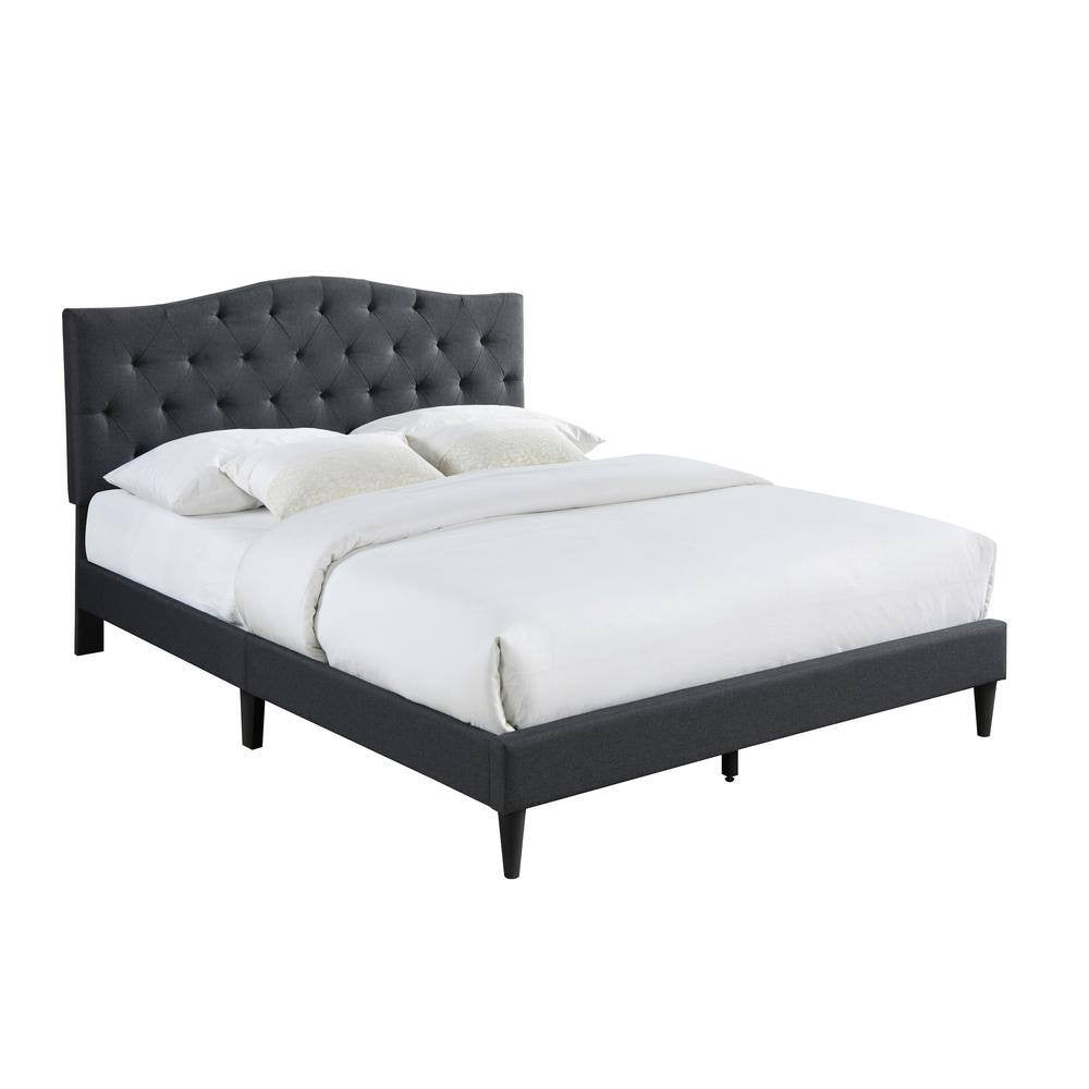 James Upholstered Bed (Choose size, fabric, colour & legs)