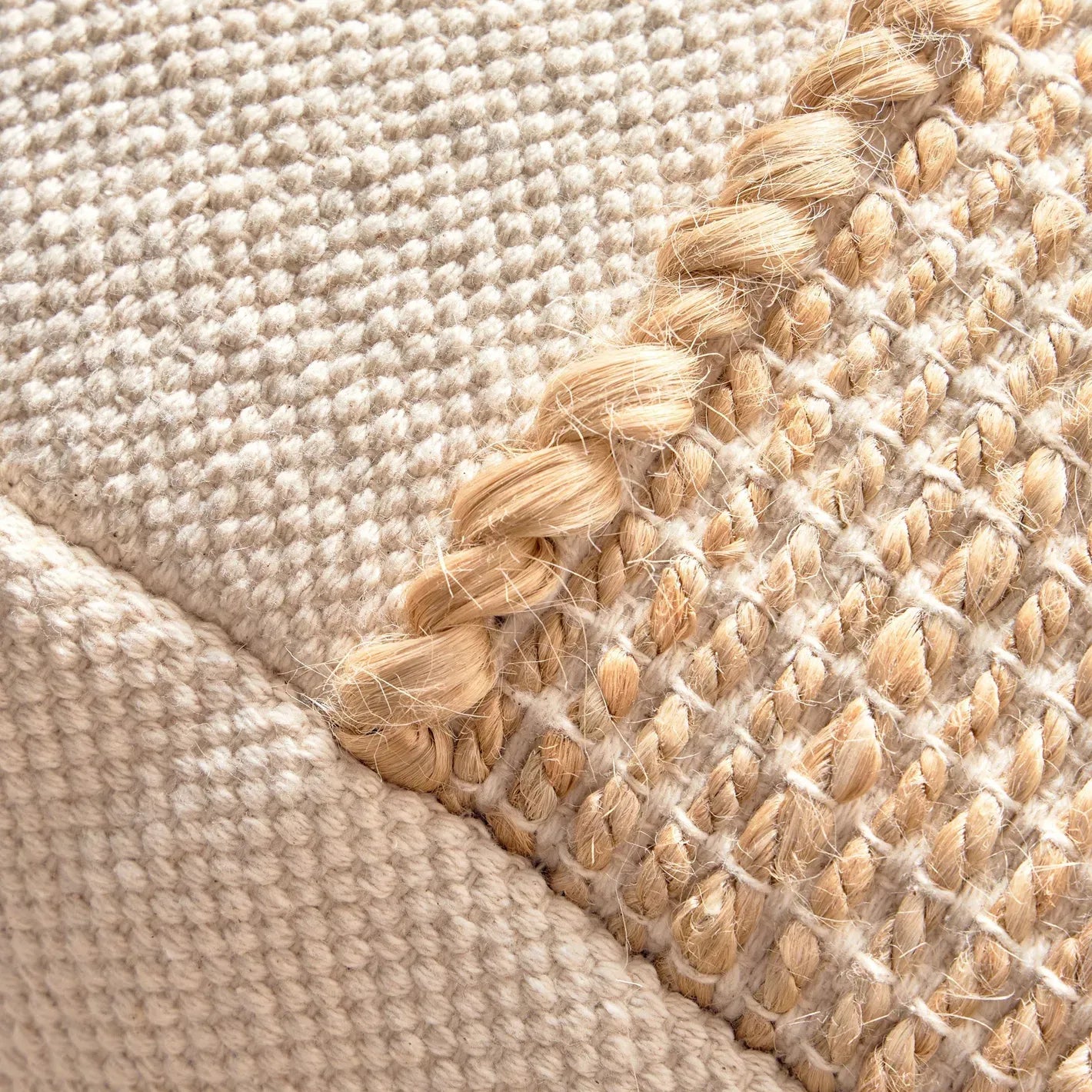 Sahara Weave Pouf