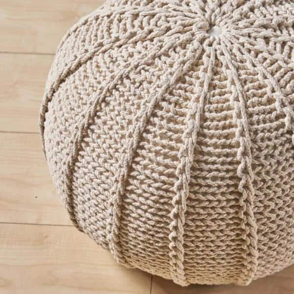 Terra Cotton Pouf