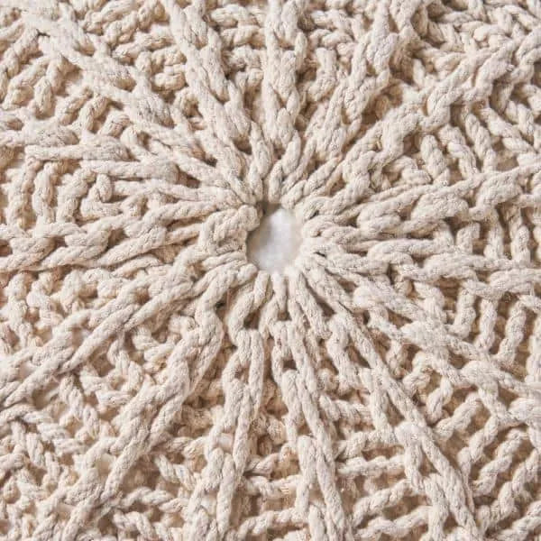 Terra Cotton Pouf