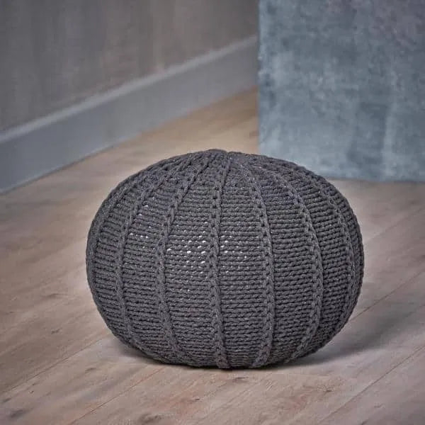 Stone Loom Pouf