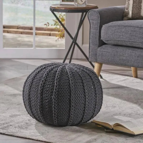 Stone Loom Pouf
