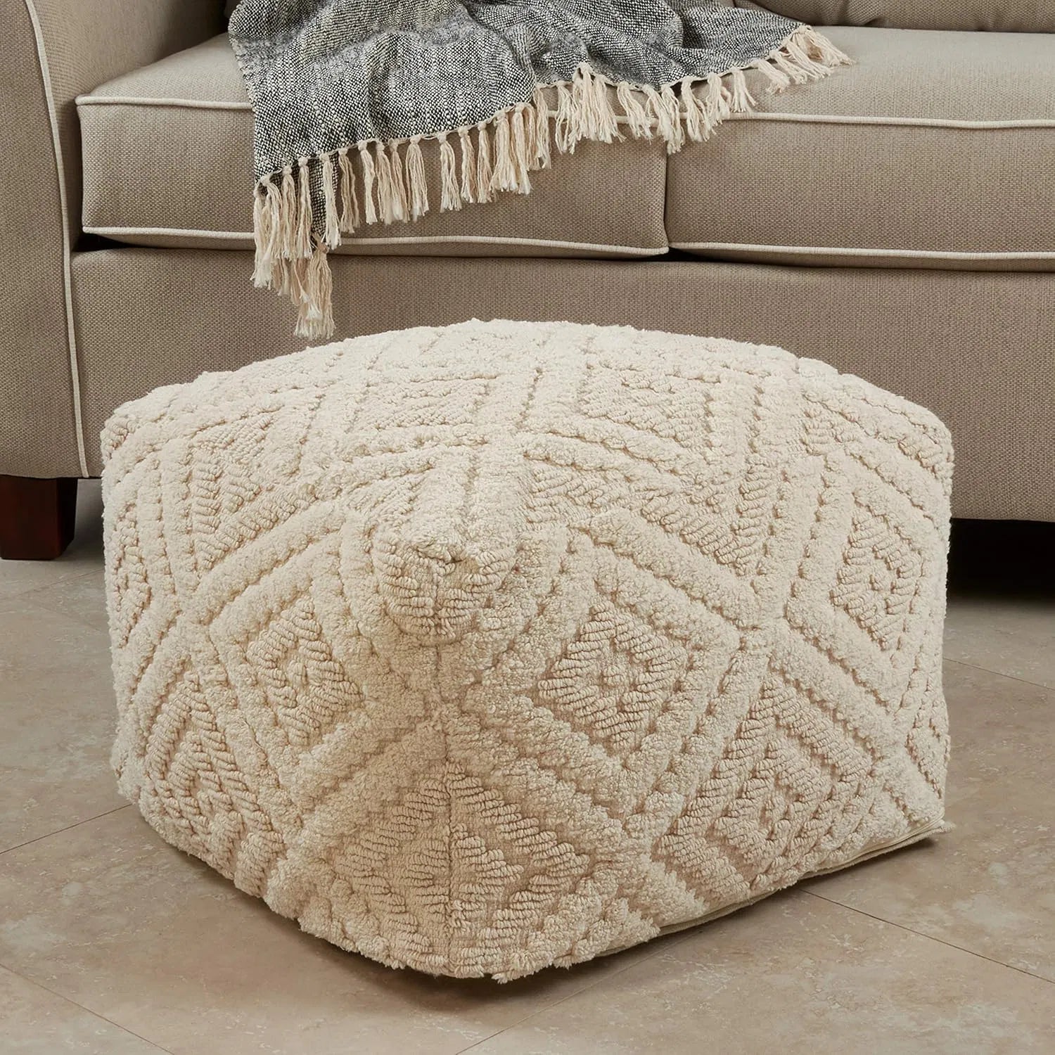 Loomstone Pouf