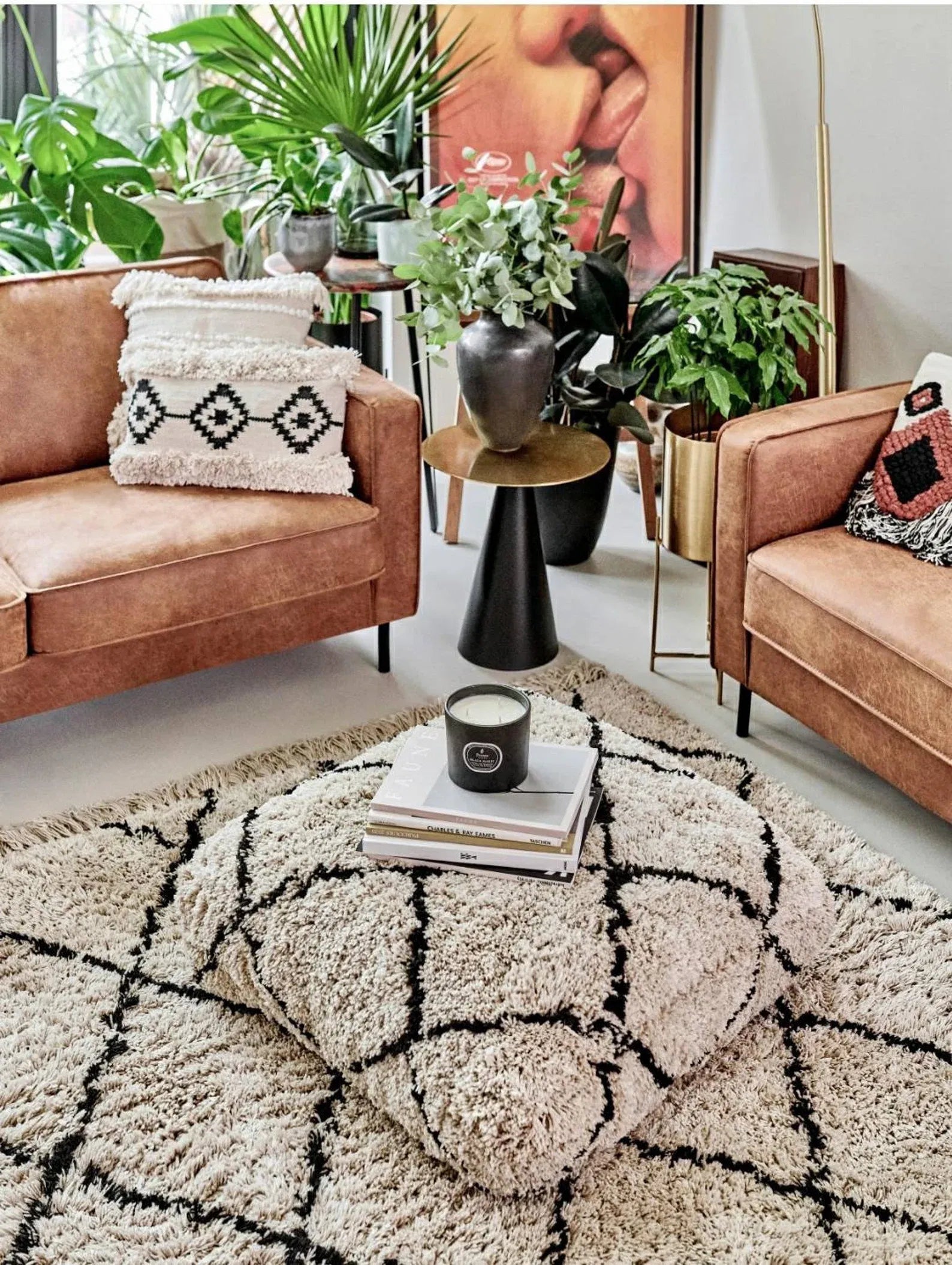 Serene Threads Pouf