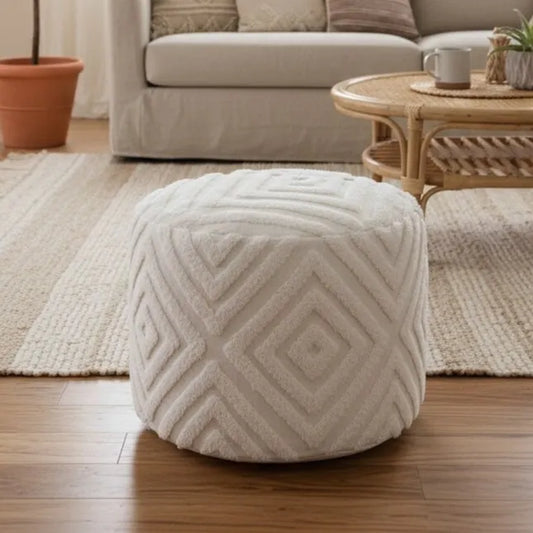 Woven Bliss Pouf
