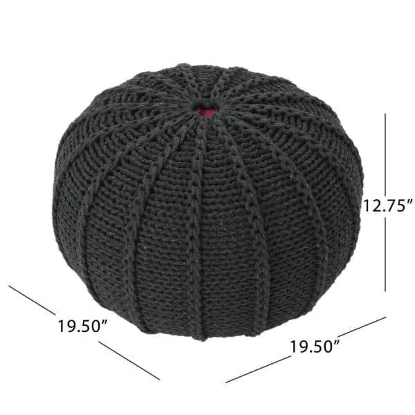 Stone Loom Pouf