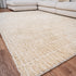 Pure Wool Carpet Checkers Beige (Rectangle)