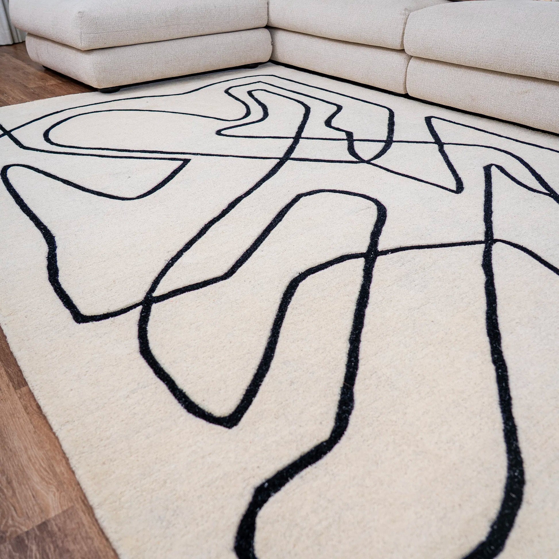 Pure Wool Carpet Varnek Cream (Runner)