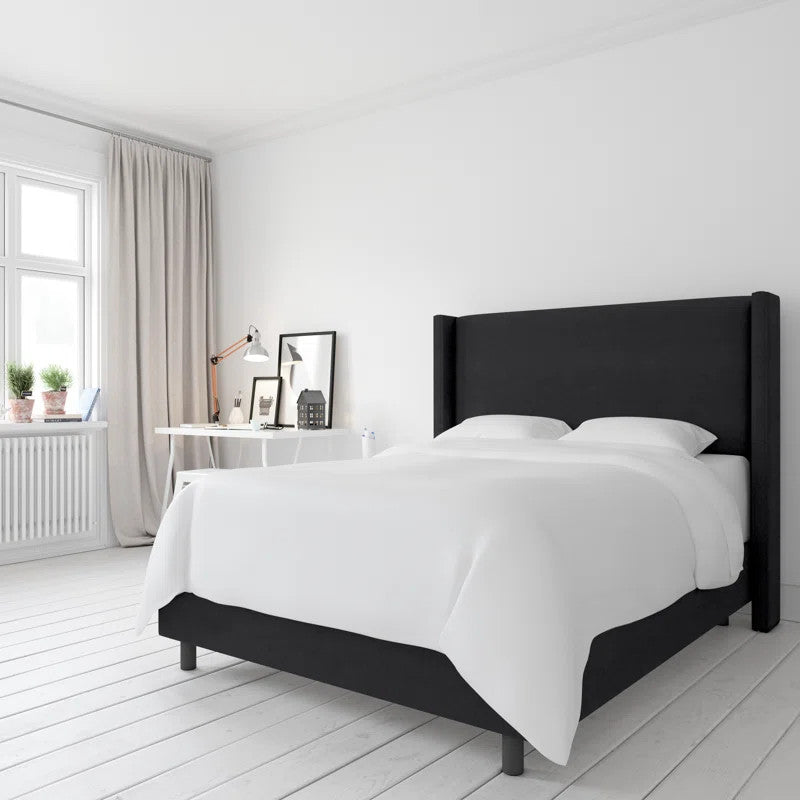 Percy Upholstered Bed (Choose size, fabric, colour & legs)