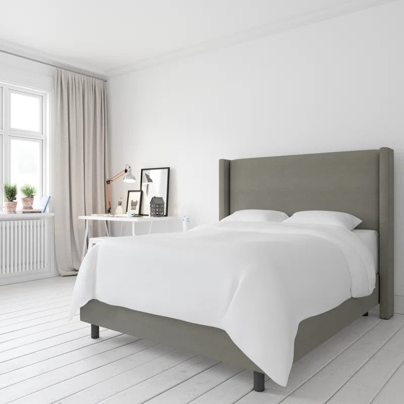 Percy Upholstered Bed (Choose size, fabric, colour & legs)