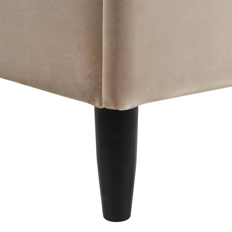 Stanley Upholstered Bed (Choose size, fabric, colour & legs)