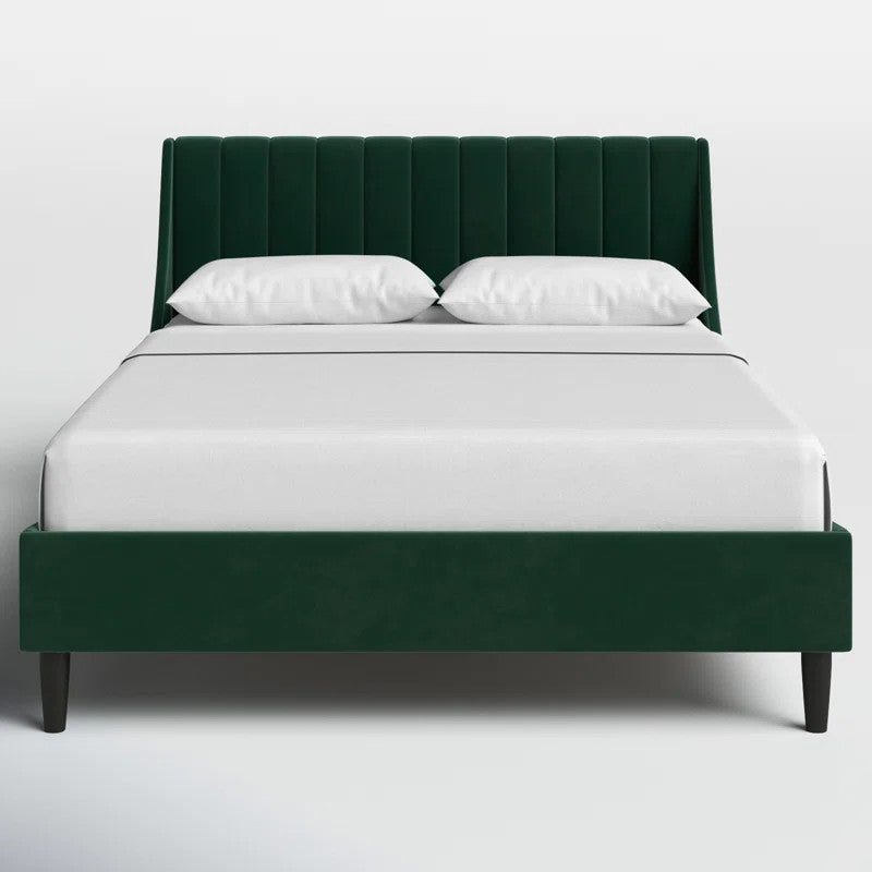 Stanley Upholstered Bed (Choose size, fabric, colour & legs)