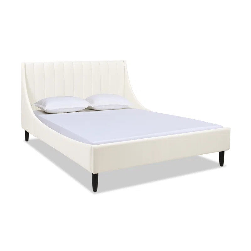 Stanley Upholstered Bed (Choose size, fabric, colour & legs)