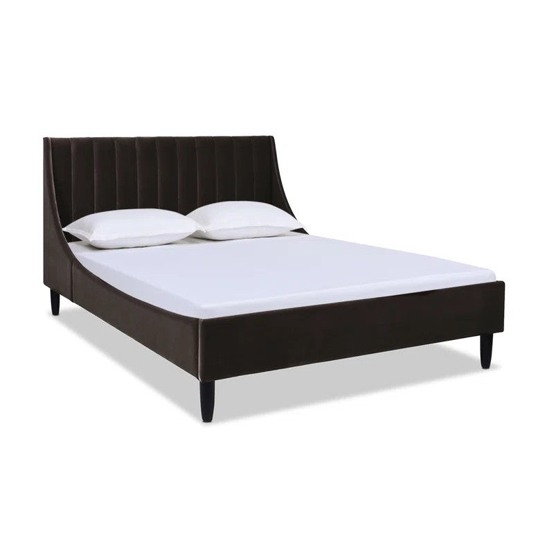 Stanley Upholstered Bed (Choose size, fabric, colour & legs)