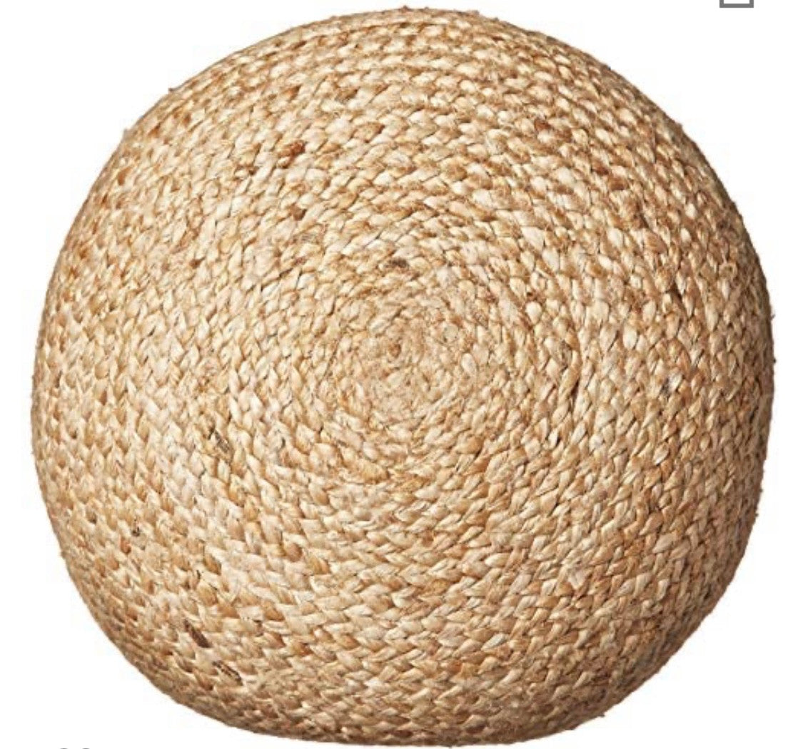Indu Jute Pouf Natural Beige (Made on order)