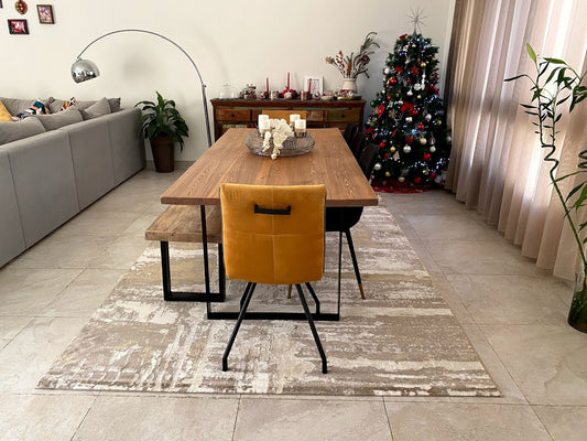 Dining Table (Mango Wood) Industrial style
