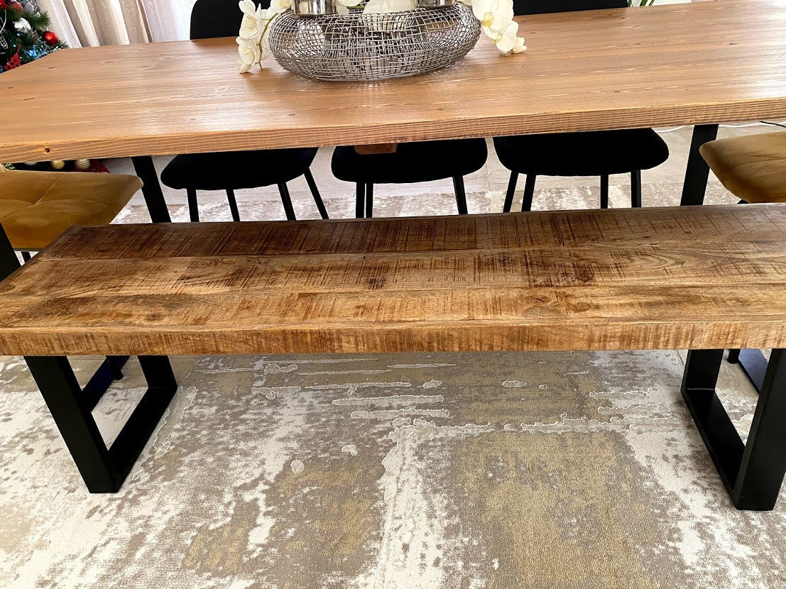 Dining Table (Mango Wood) Industrial style
