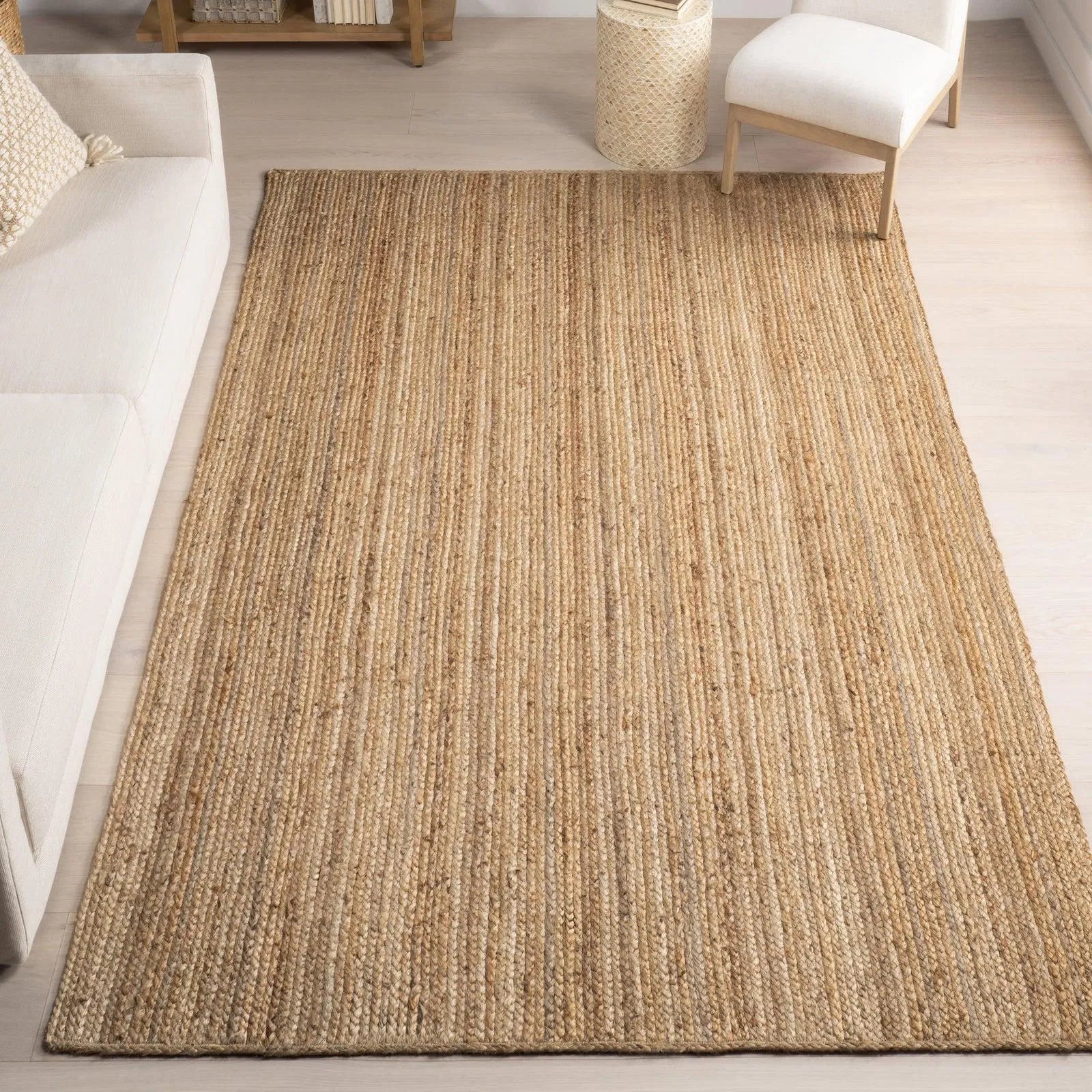 Thermi Braided Natural Beige Carpet (Rectangle)