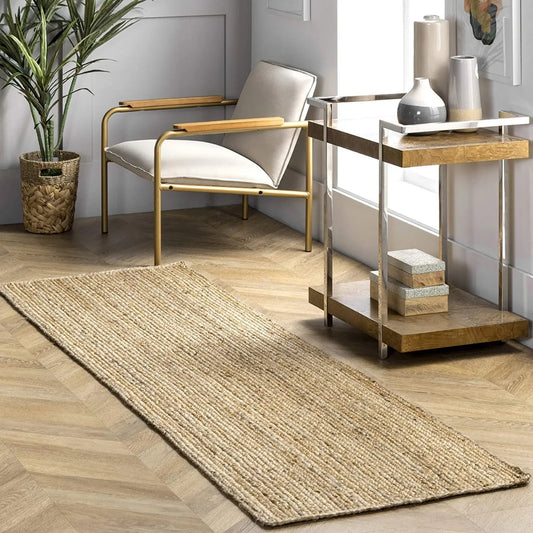 Thermi Braided Natural Beige Carpet (Runner)