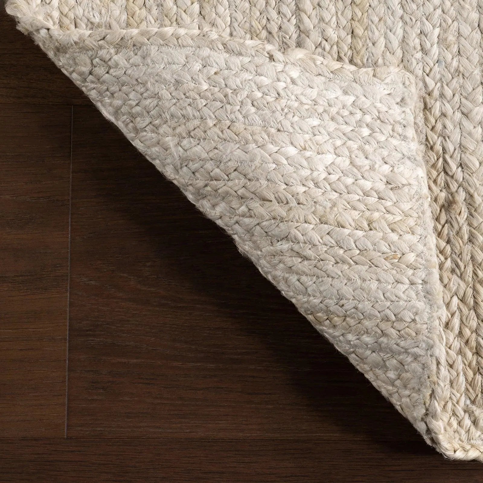 Pai Braided Jute White Carpet (Rectangle)
