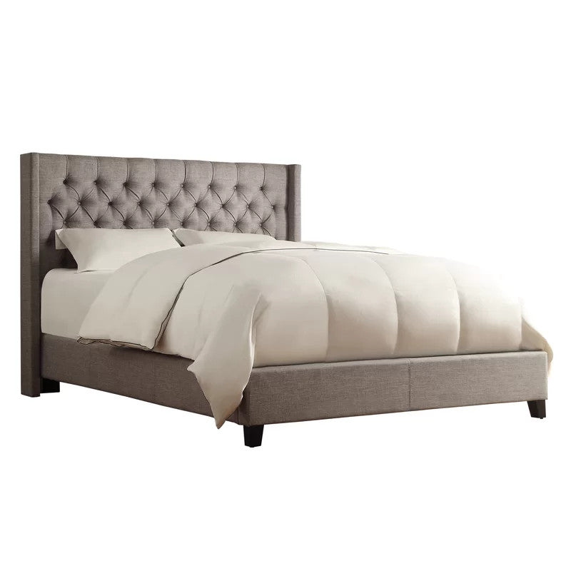 Leslie Upholstered Bed (Choose size, fabric, colour & legs)