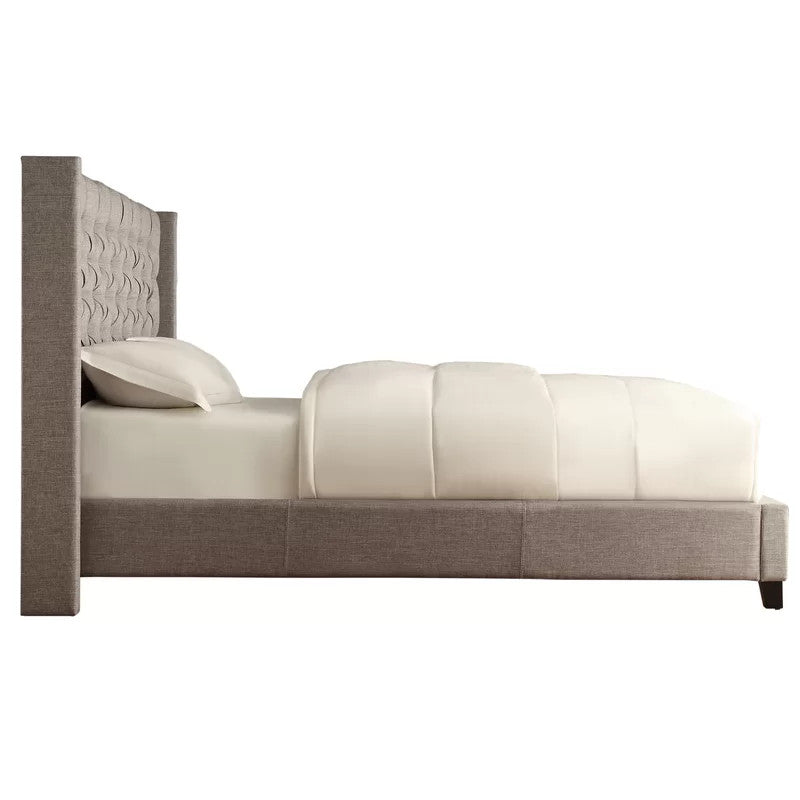 Leslie Upholstered Bed (Choose size, fabric, colour & legs)