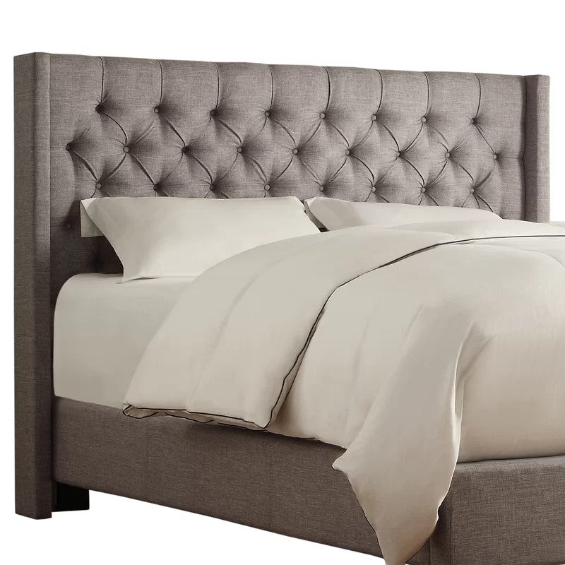 Leslie Upholstered Bed (Choose size, fabric, colour & legs)