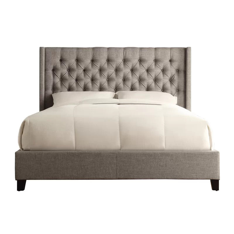 Leslie Upholstered Bed (Choose size, fabric, colour & legs)