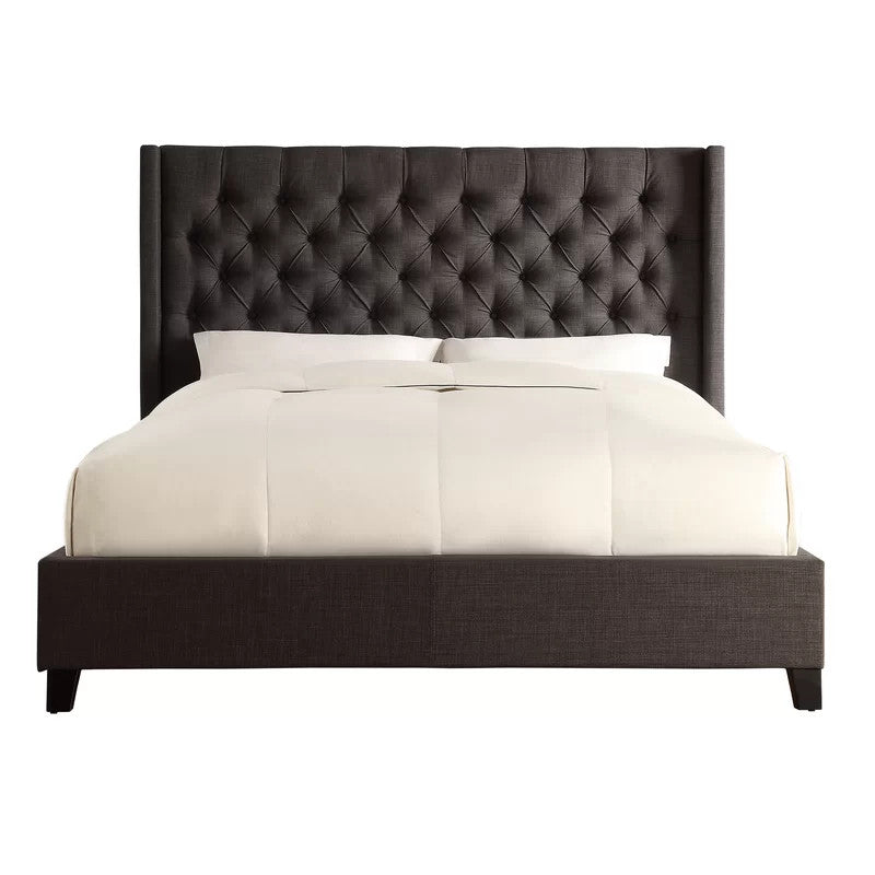 Leslie Upholstered Bed (Choose size, fabric, colour & legs)