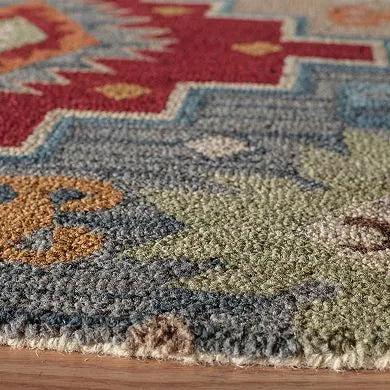 Settat Multi-Coloured Kilim Carpet (Rectangle)