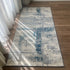 Lamit Grey Azure Blue Carpet (Doormat)