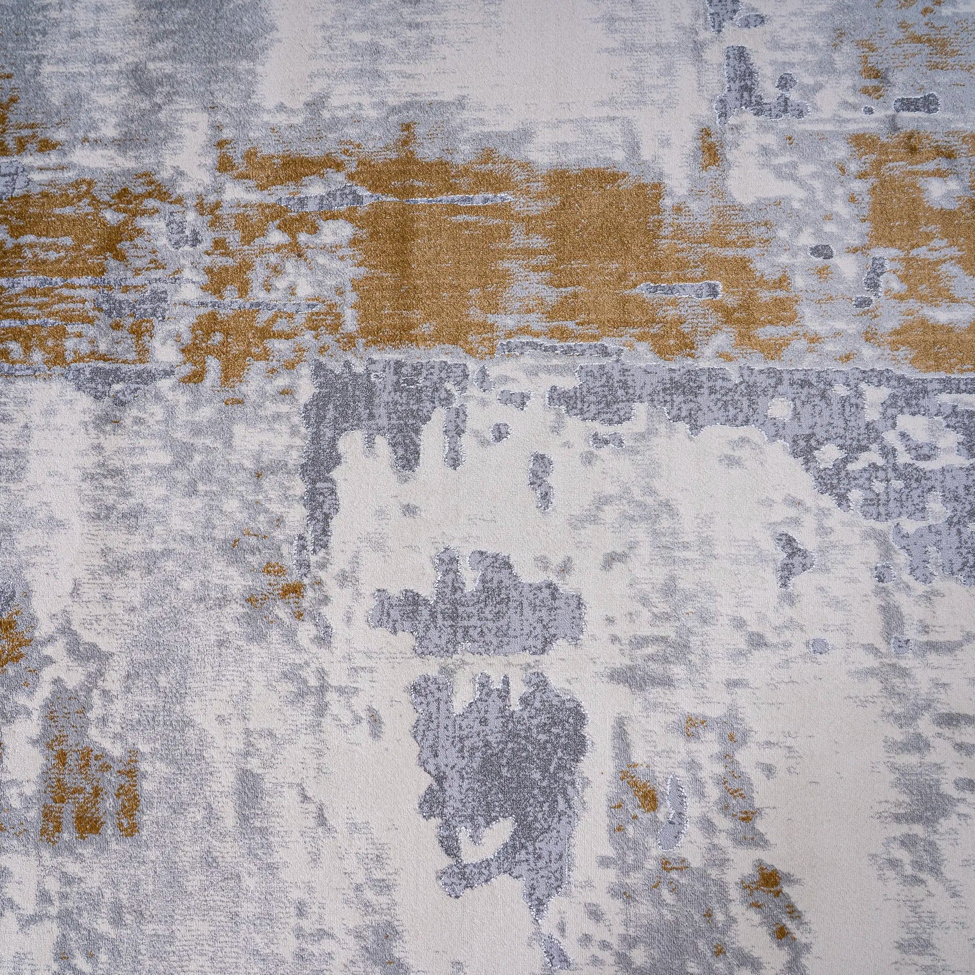 Greg Grey Gold Carpet (Runner)