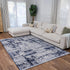 Journey Grey Navy Blue Carpet (Rectangle)