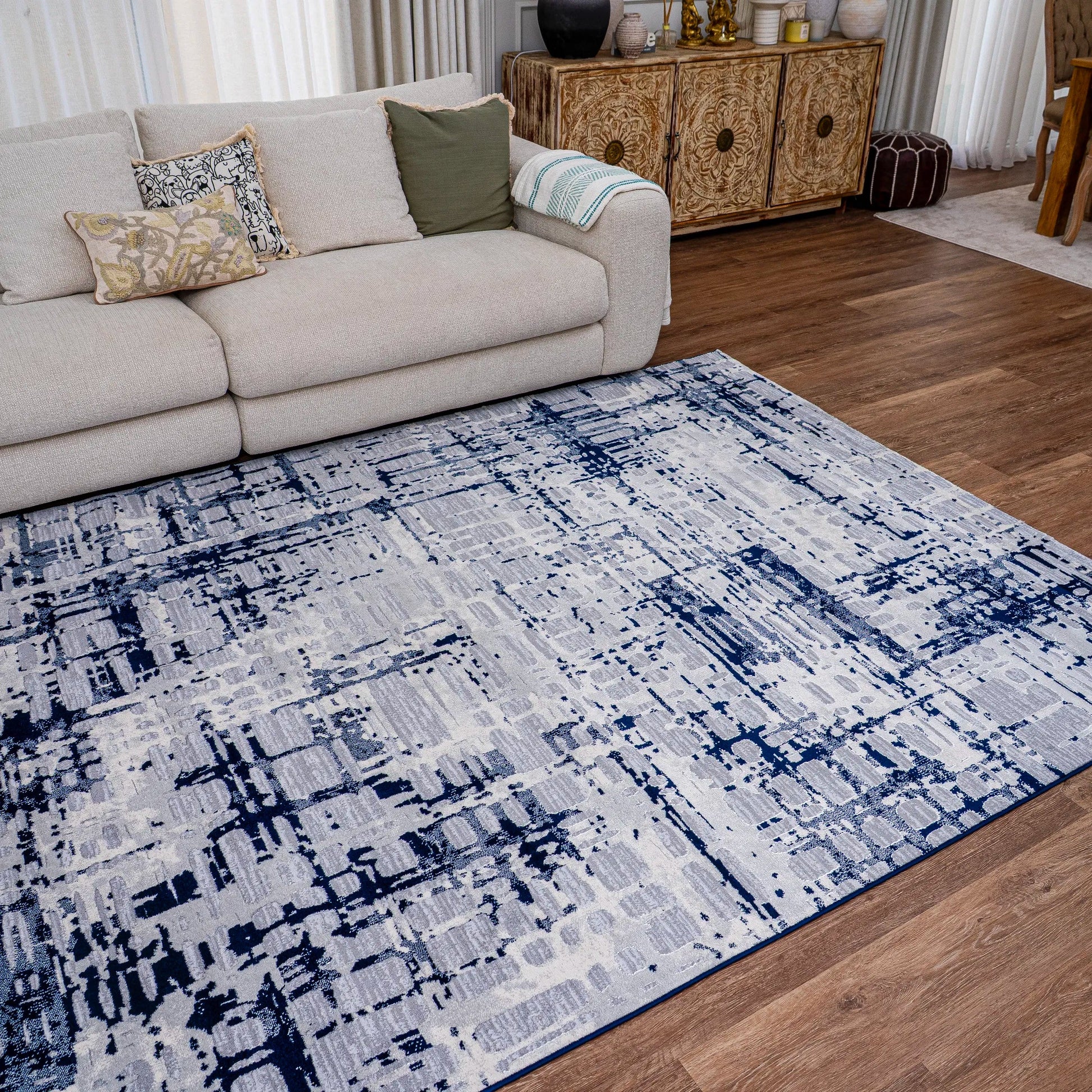 Pallas Grey Carpet (Rectangle)