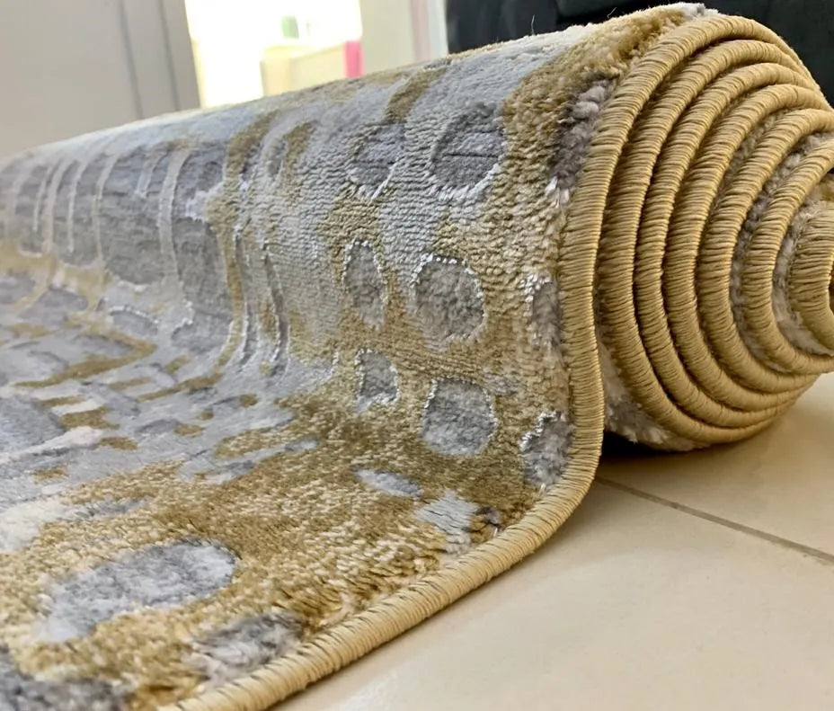 Pricus Grey Gold Carpet (Rectangle)