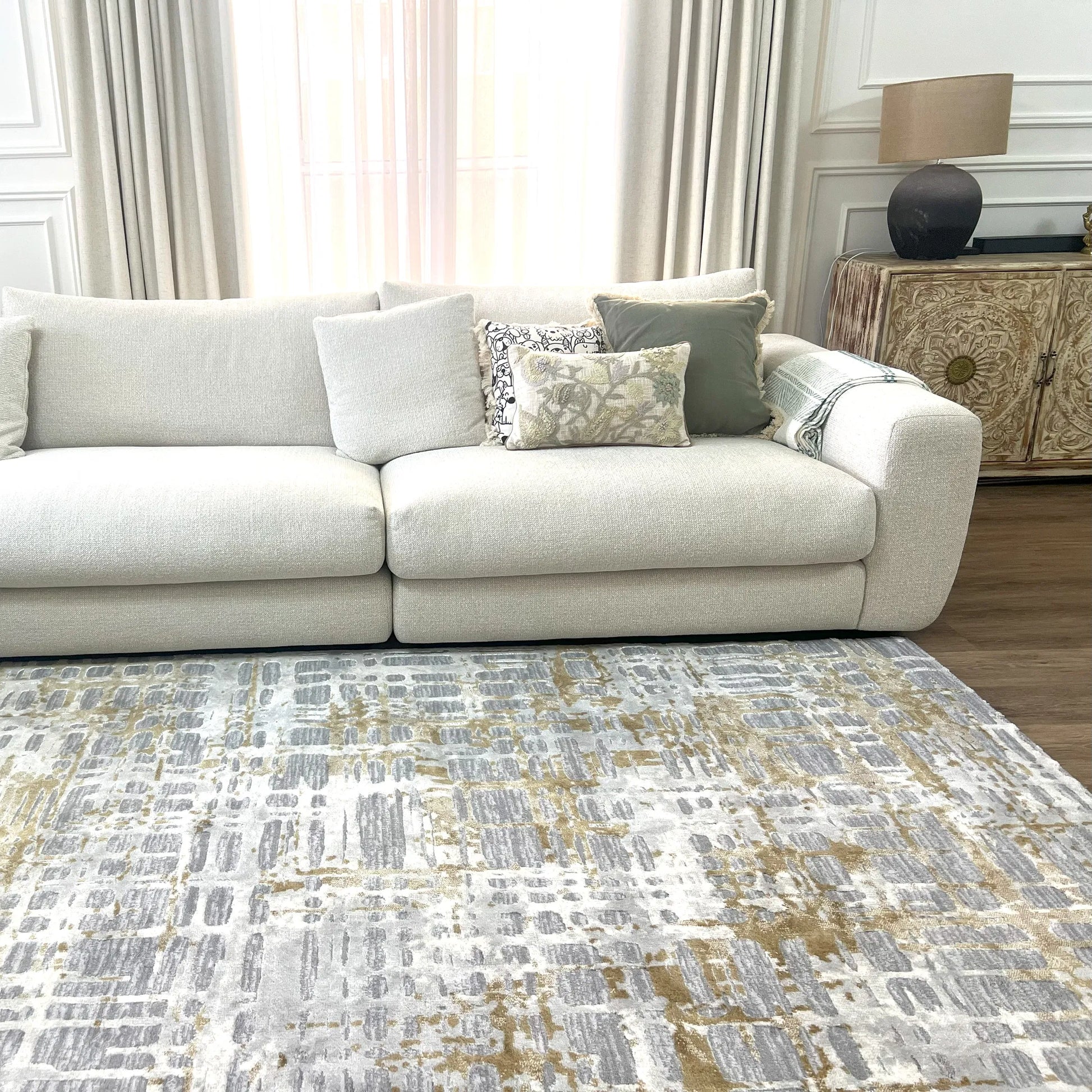 Pallas Grey Carpet (Runner)