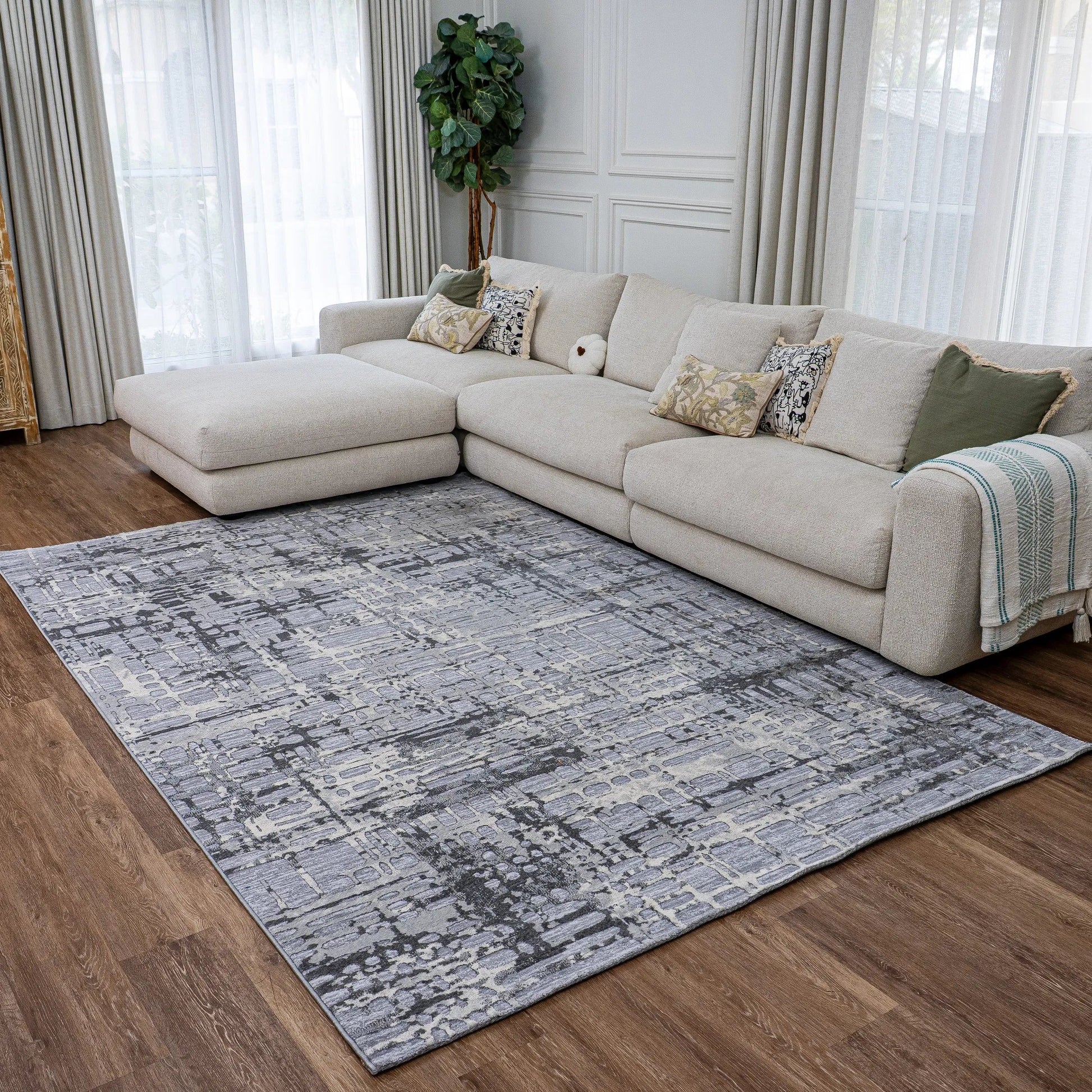 Pallas Grey Carpet (Runner)