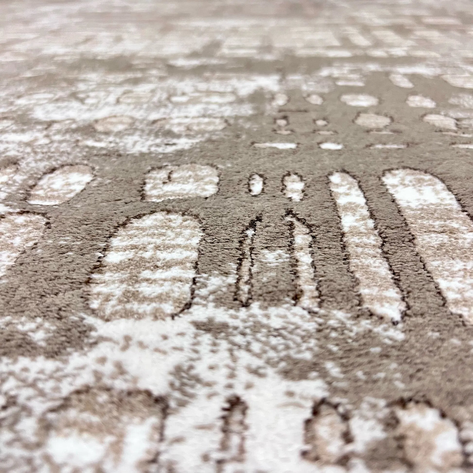 Larisa Beige Self Carpet (Rectangle)