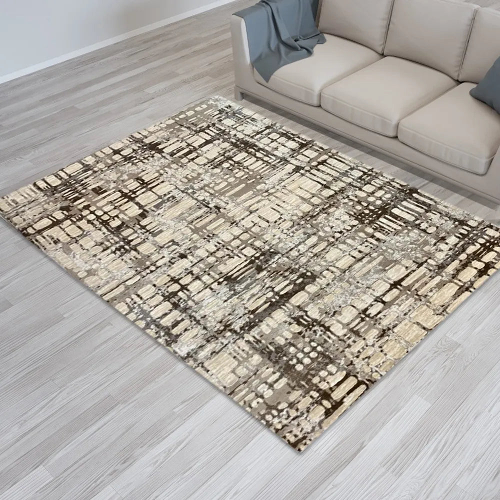Patra Beige Brown Carpet (Rectangle)