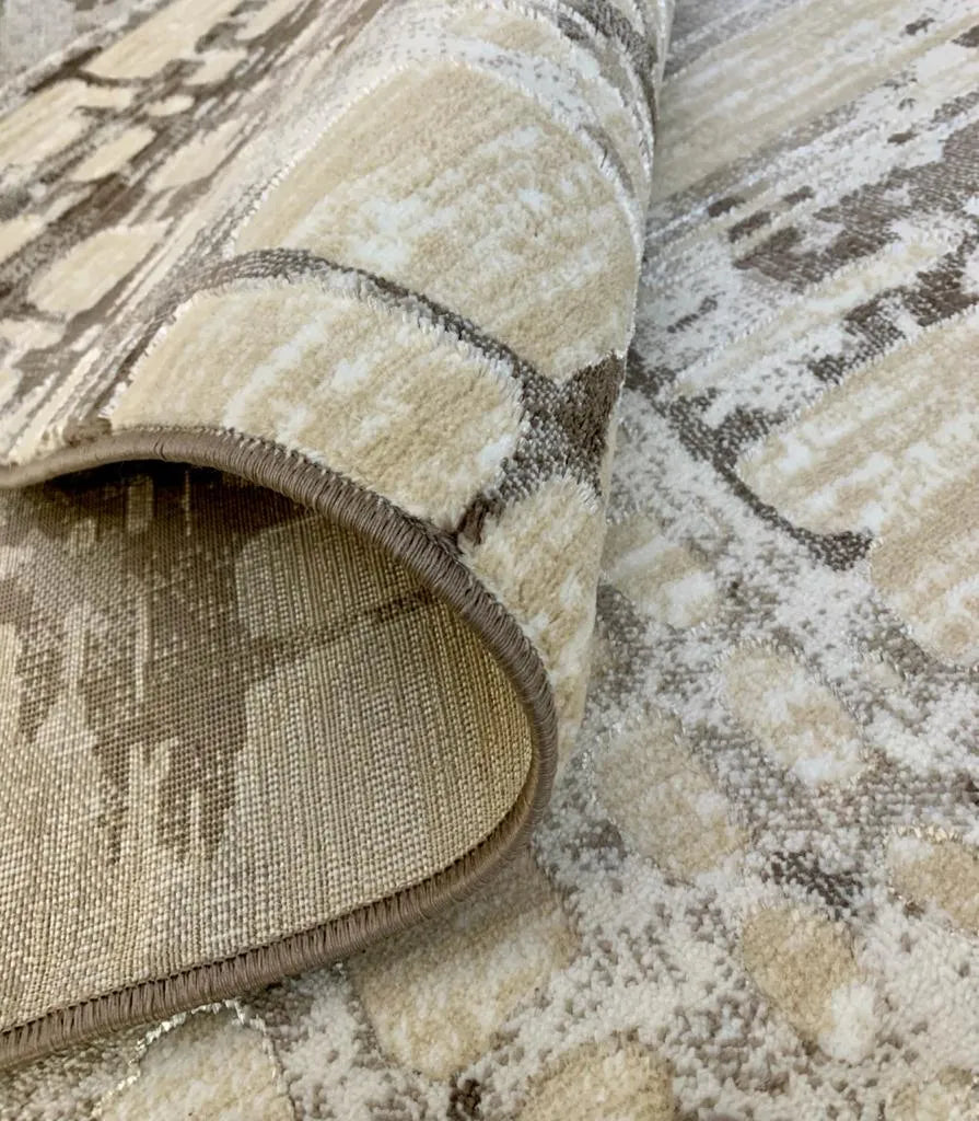 Patra Beige Brown Carpet (Rectangle)