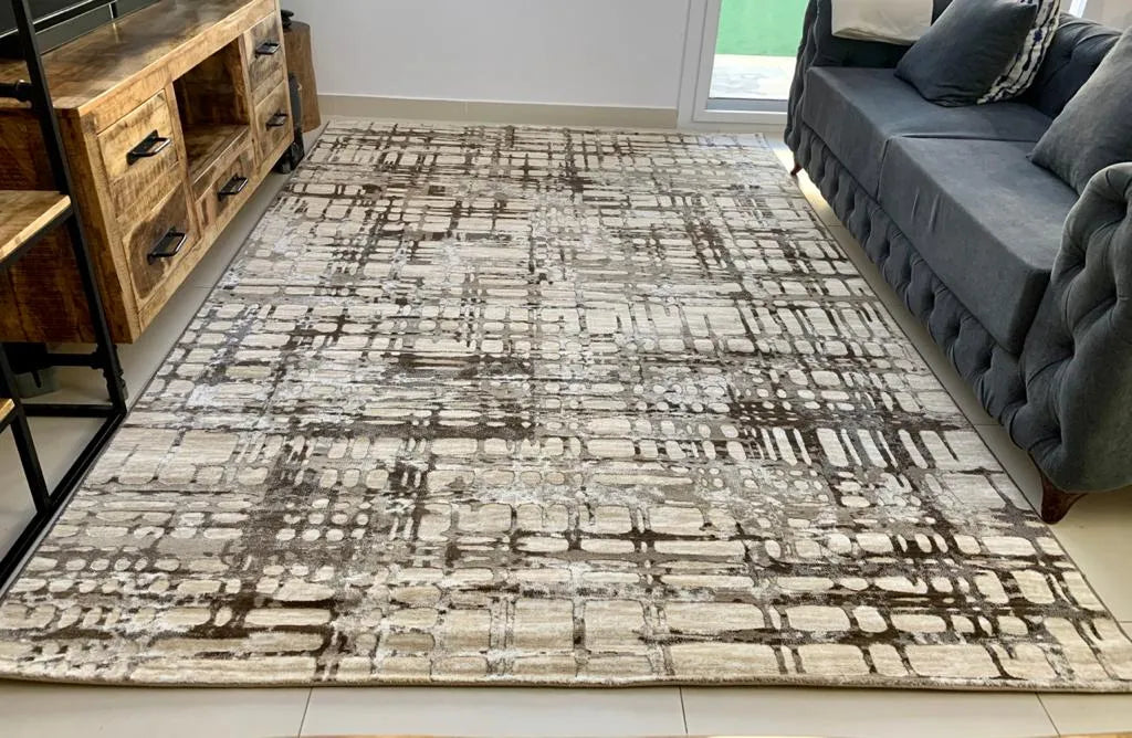Patra Beige Brown Carpet (Rectangle)