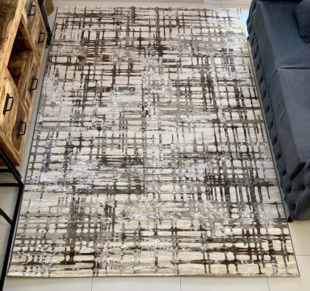 Patra Beige Brown Carpet (Rectangle)