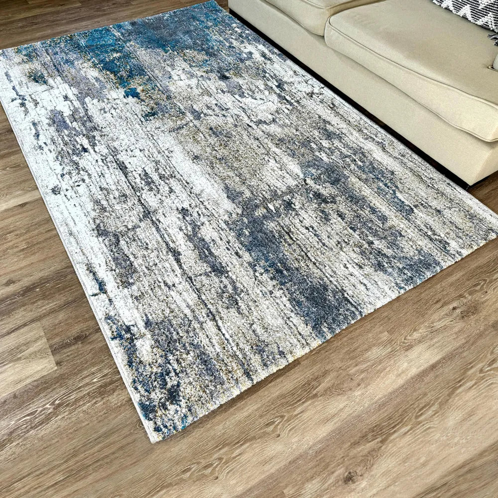 Blendz Beige Turquoise Carpet (Rectangle)