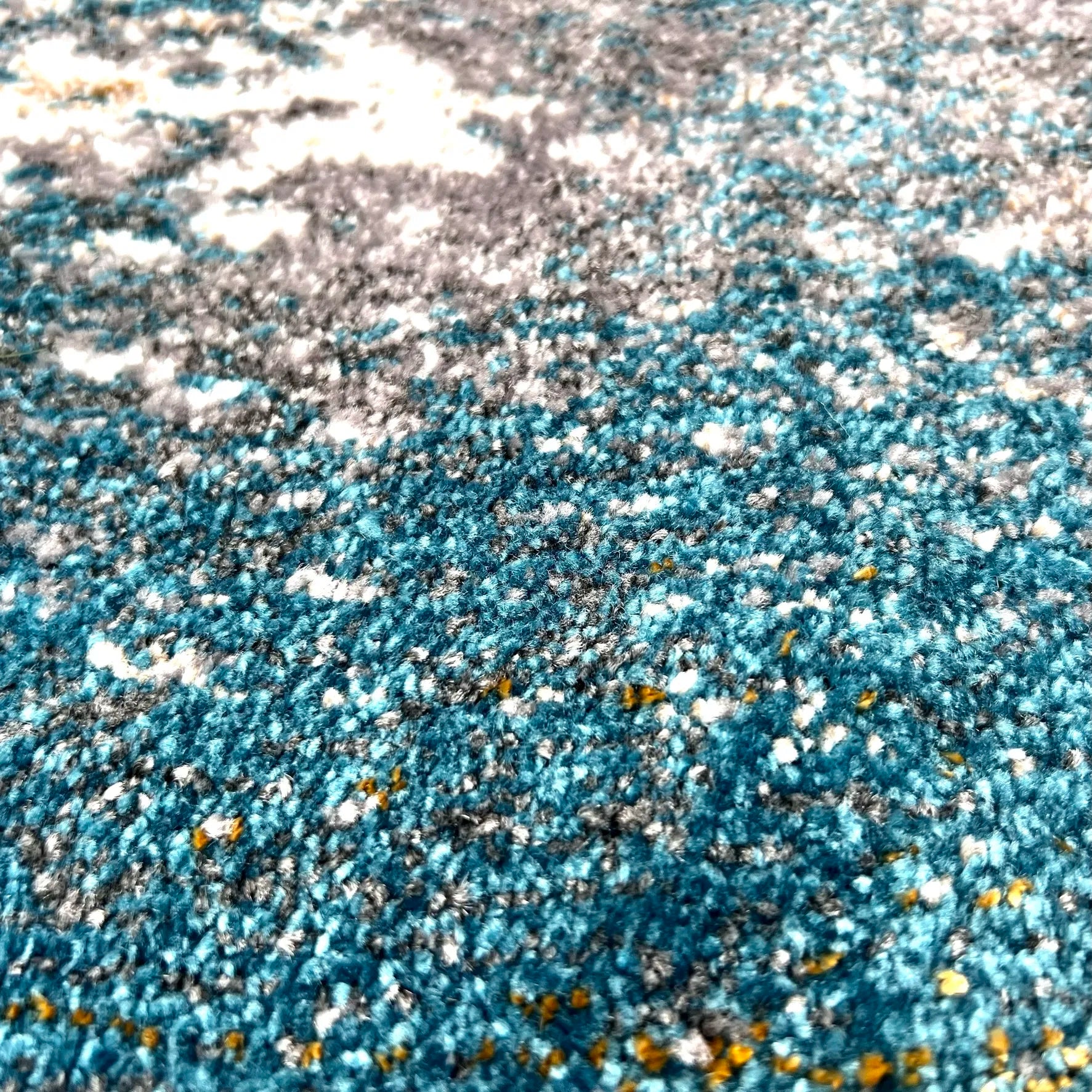 Newman Turquoise, Grey, Beige, Gold Carpet (Rectangle)