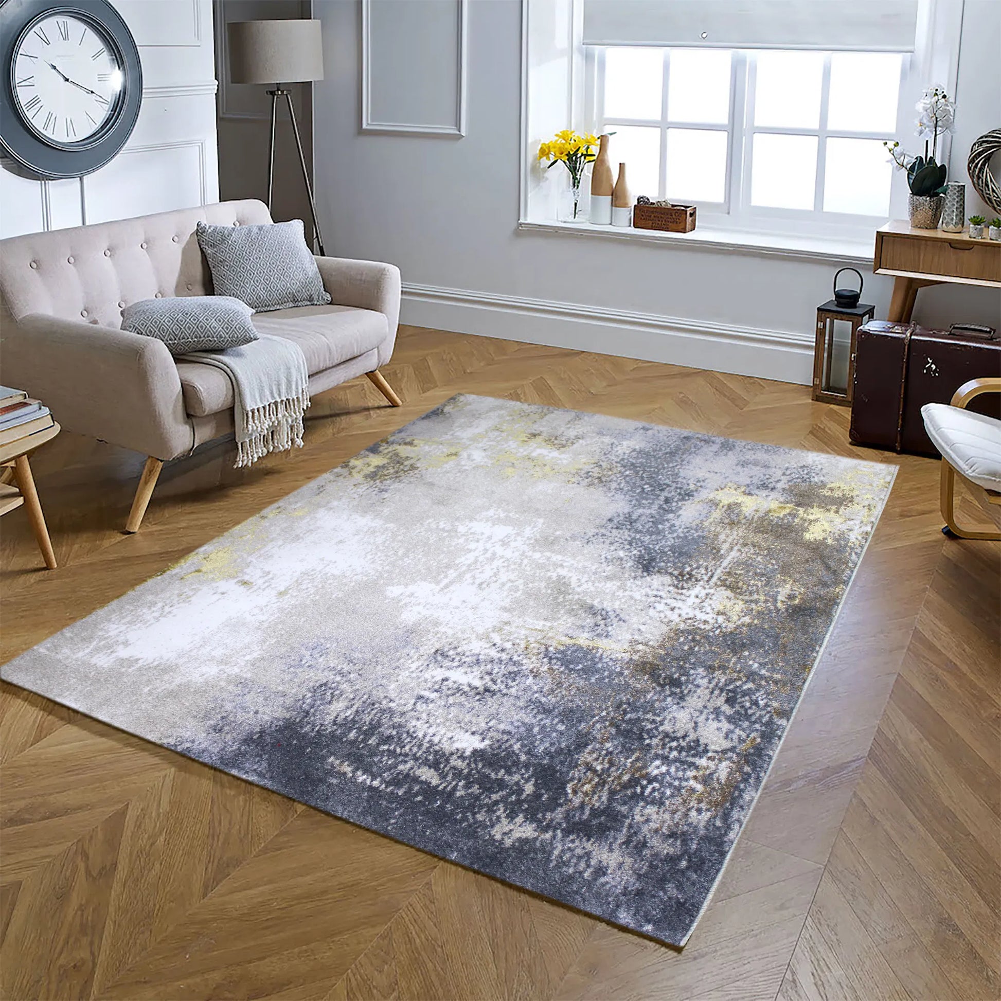 Perister Grey Carpet (Rectangle)