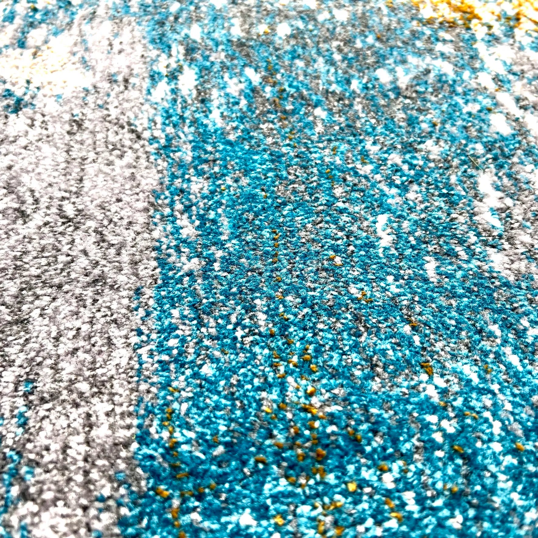 Kallit Grey Turqouise Blue Carpet (Rectangle)