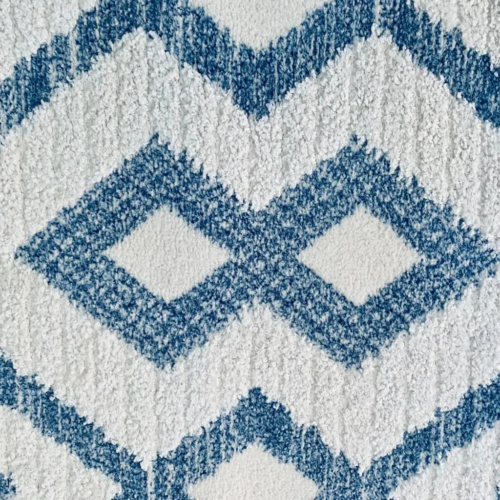 Gyfel Cream Blue Carpet (Rectangle)