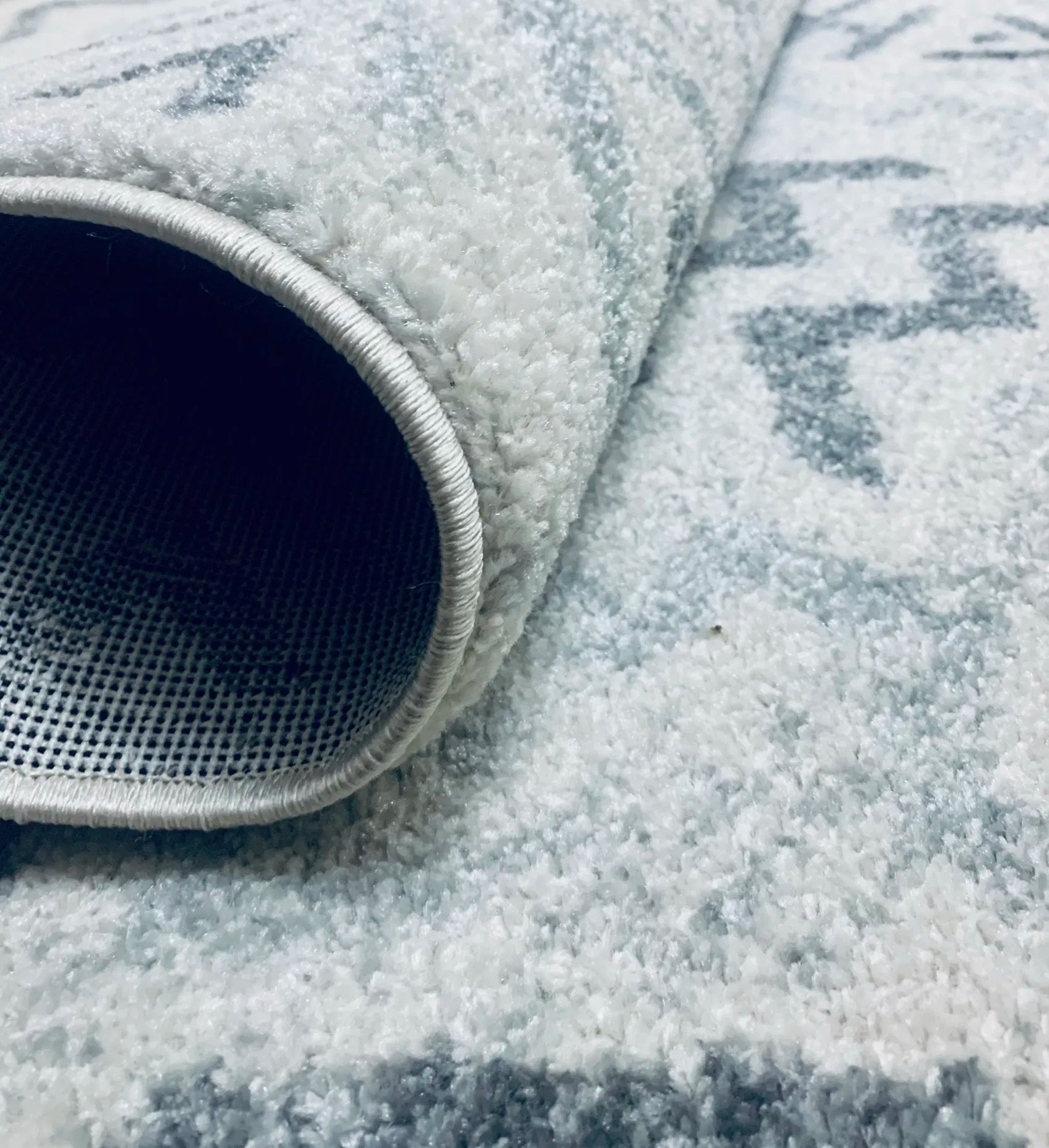 Galatsi Cream Grey Distressed Design Carpet (Runner)