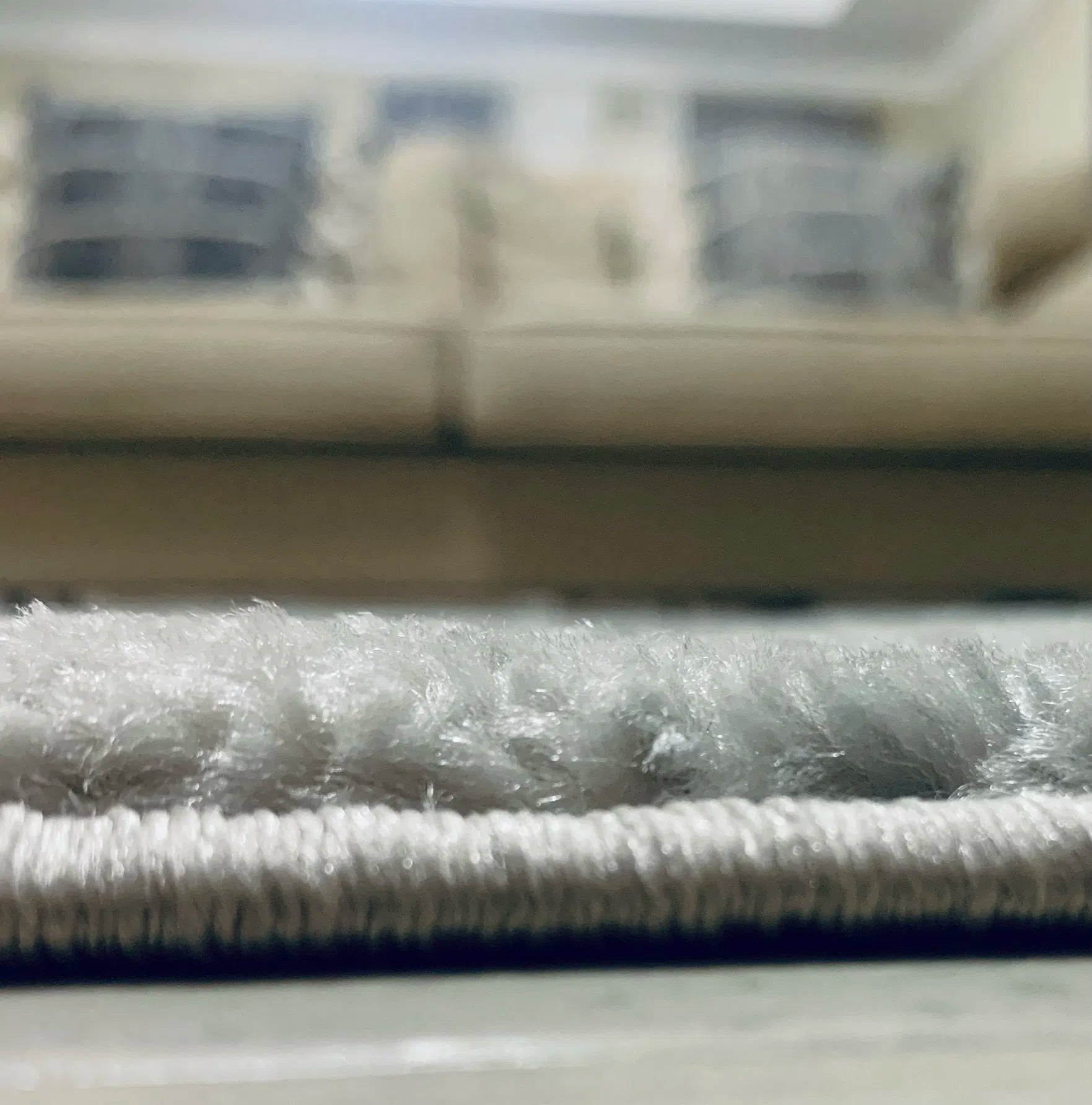Galatsi Cream Grey Distressed Design Carpet (Rectangle)